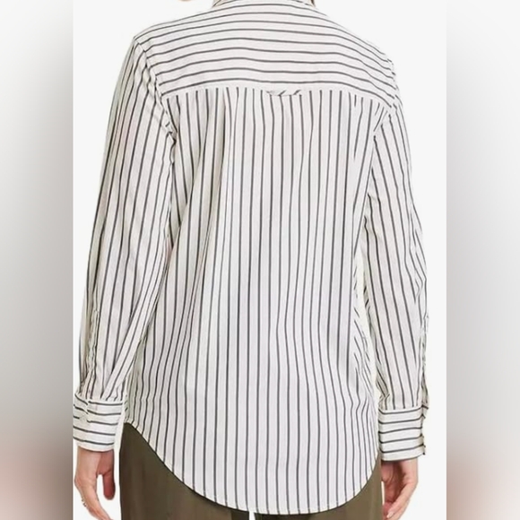 Size S Oversized Boyfriend Dress Shirt p2p 22 in - Picture 7 of 8